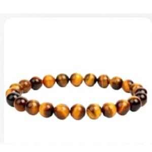 Tiger's Eye Beaded Bracelet 6mm NWT (MJW009)
